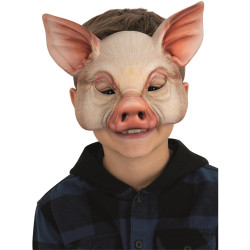 Polomaska prasátko z pěnové gumy potažené látkou